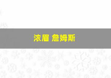 浓眉 詹姆斯